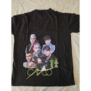 CNCO Shirt Unisex Sz‎ S Black Short Sleeve Forever 21 Boy Band Graphic Logo Tour